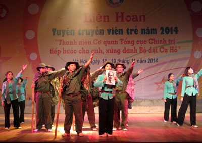 Liên hoan tuyên truyền viên trẻ Cơ quan Tổng cục Chính trị