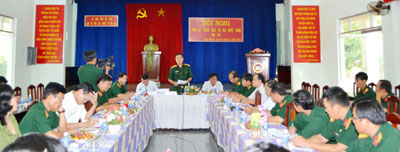 Tổng kết cụm thi đua LLVT các huyện, thành phố năm 2014 