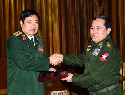 Hoạt động của Đại tướng Phùng Quang Thanh tại Hội nghị hẹp Bộ trưởng Quốc phòng các nước ASEAN