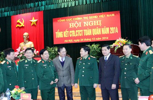 Tổng cục Chính trị tổ chức Hội nghị tổng kết CTĐ, CTCT toàn quân năm 2014