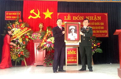 Rạng ngời di tích cách mạng trên quê hương Định Hóa