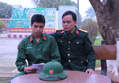 Khuyến khích chiến sĩ viết thư