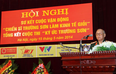 Sơ kết Cuộc vận động “Chiến sĩ Trường Sơn làm kinh tế giỏi” và tổng kết Cuộc thi “Ký ức Trường Sơn”