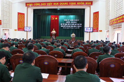 Quân đoàn 3: Học tập, quán triệt, triển khai Nghị quyết Trung ương 9 (Khóa XI)
