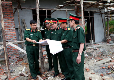 Quân khu 2:  Triển khai hiệu quả công tác xóa nhà cấp IV xuống cấp nghiêm trọng