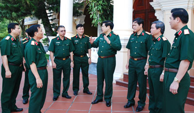 Đại tướng Phùng Quang Thanh thăm và làm việc tại Bộ Tư lệnh Quân khu 3