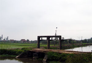 Kiên Giang: Nhiều cống thủy lợi thi công chậm tiến độ 