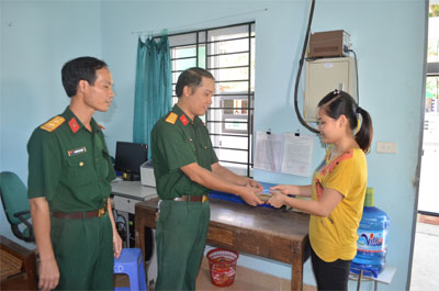 Trung úy Nguyễn Thanh Sơn trả lại của rơi