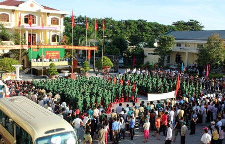 Thừa Thiên-Huế giao nhận quân nhanh, gọn, an toàn