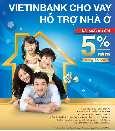 Mở rộng chương trình “VietinBank cho vay và hỗ trợ nhà ở”