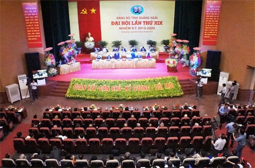 Khai mạc Đại hội Đảng bộ tỉnh Quảng Ngãi