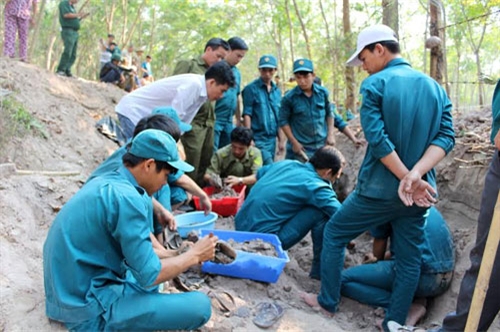 Tỉnh Bình Dương: 2 năm tìm kiếm được 118 hài cốt liệt sĩ