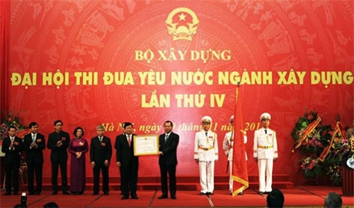  Ngành xây dựng tổ chức Đại hội thi đua yêu nước lần thứ 4