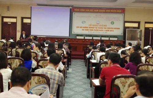 Khai giảng lớp bồi dưỡng nghiệp vụ thanh tra chuyên ngành An toàn thực phẩm 