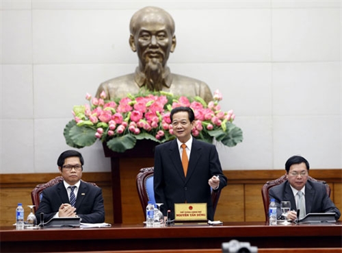 Thủ tướng Nguyễn Tấn Dũng: Chính phủ luôn tạo điều kiện thuận lợi để doanh nghiệp Việt Nam hội nhập thành công