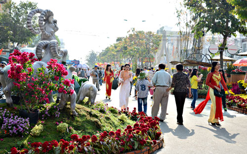 Cần Thơ rạng rỡ Đường hoa