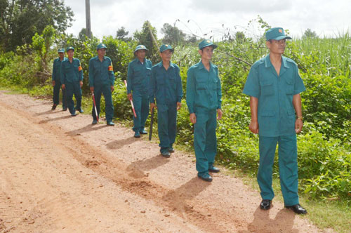 Chốt dân quân Bố Lớn  