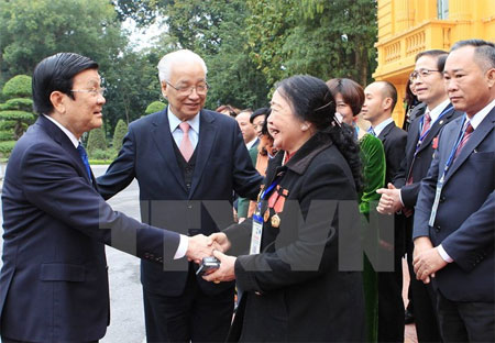 Chủ tịch nước tiếp đoàn đại biểu doanh nghiệp nhỏ và vừa tiêu biểu