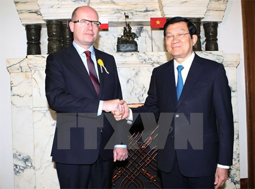 Tuyên bố chung của Chủ tịch nước CHXHCN Việt Nam Trương Tấn Sang và Tổng thống Cộng hòa Séc Milos Zeman 