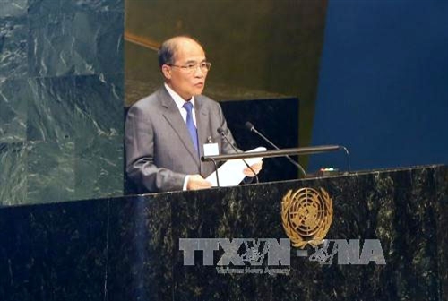 Chủ tịch Quốc hội Nguyễn Sinh Hùng dự phiên khai mạc Hội nghị các Chủ tịch Quốc hội trên thế giới lần thứ tư 