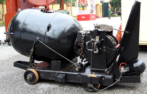 Một số loại thuỷ lôi do Hải quân Việt Nam tự lực sản xuất