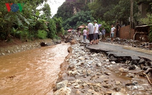 Sơn La: Mưa lũ cục bộ làm 1 người mất tích, 4 nhà dân sập đổ