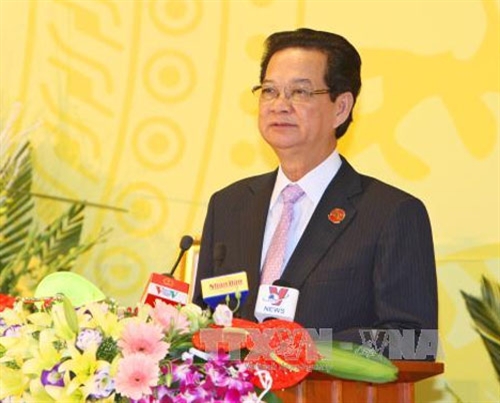 Thủ tướng Nguyễn Tấn Dũng dự Đại hội Đảng bộ Khối Doanh nghiệp Trung ương