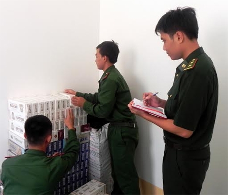 Thu giữ hơn 2 nghìn gói thuốc lá ngoại nhập lậu