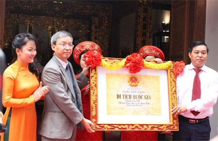 Đình Tú Thị đón nhận bằng xếp hạng Di tích cấp Quốc gia
