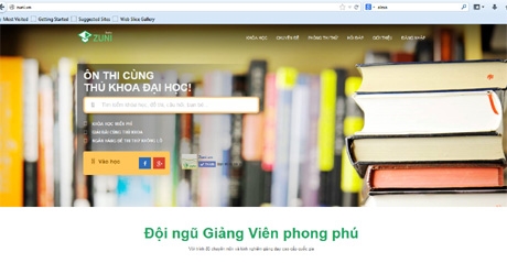 Quỹ VNIF và VNG ra mắt website giáo dục trực tuyến Zuni.vn