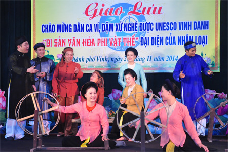 Mang câu ví, giặm quê nhà