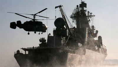 Trung - Nga lần đầu tập trận hải quân chung