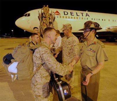 Lính Mỹ bắt đầu tới Ô-xtrây-li-a