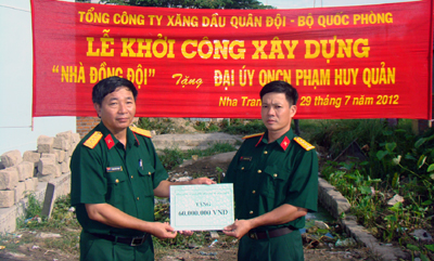 Tổng công ty Xăng dầu Quân đội khởi công xây dựng 