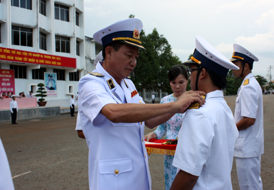 123 học viên tốt nghiệp sĩ quan được phong quân hàm Trung úy