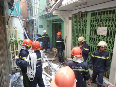 Cháy nhà, một người tử vong