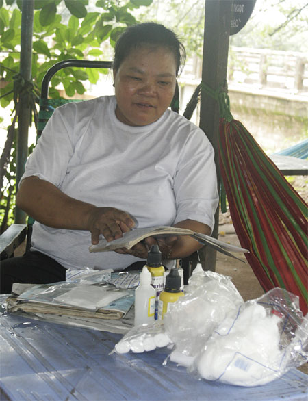 Đội cấp cứu gia đình ở dốc 