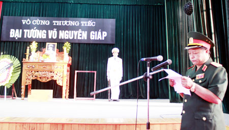 Tổ chức Lễ viếng Đại tướng Võ Nguyên Giáp (xem Clip)