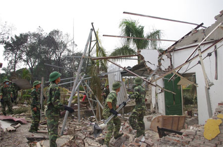 Cơ động nhanh, góp phần khắc phục hiệu quả vụ cháy nổ tại Nhà máy Z121