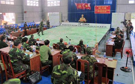 Củng cố vững chắc khu vực phòng thủ ở Nam Tây Nguyên