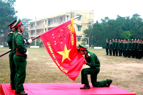 Lữ đoàn Đặc công 113 làm lễ tuyên thệ cho  chiến sĩ mới