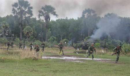 Nâng cao trình độ, chất lượng hiệp đồng chiến đấu quân binh chủng