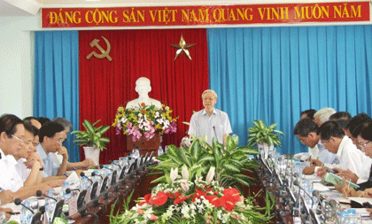 Tổng Bí thư Nguyễn Phú Trọng thăm và làm việc tại Đồng Nai