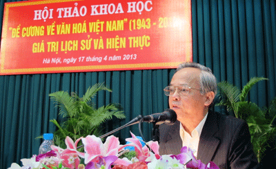 Hội thảo khoa học “ 70 năm Đề cương về văn hóa Việt Nam”