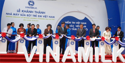 Vinamilk đưa nhà máy sữa bột hiện đại nhất châu Á vào hoạt động