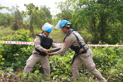 Hướng Hóa (Quảng Trị): Phát hiện 114 quả đạn tại bãi rác