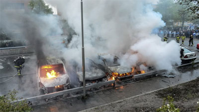 Bom nổ chậm ở Thụy Điển