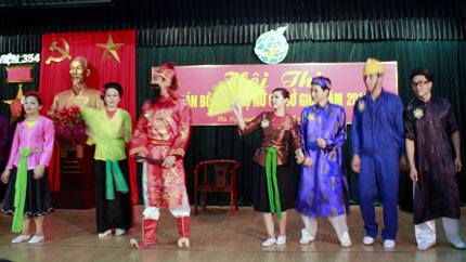 Hào hứng Hội thi cán bộ Hội phụ nữ cơ sở giỏi năm 2013