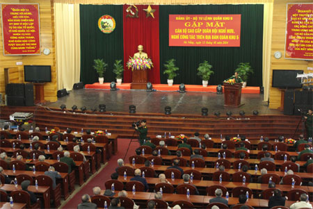Đảng uỷ, BTL Quân khu 5: Gặp mặt cán bộ cao cấp Quân đội nghỉ hưu, nghỉ công tác