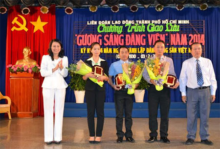 Liên đoàn Lao động TP Hồ Chí Minh: Tuyên dương 62 gương đảng viên tiêu biểu